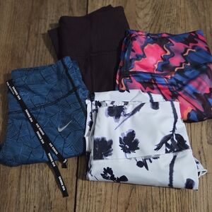 Nike Apana Reebok Old Navy Activewear Leggings Bundle